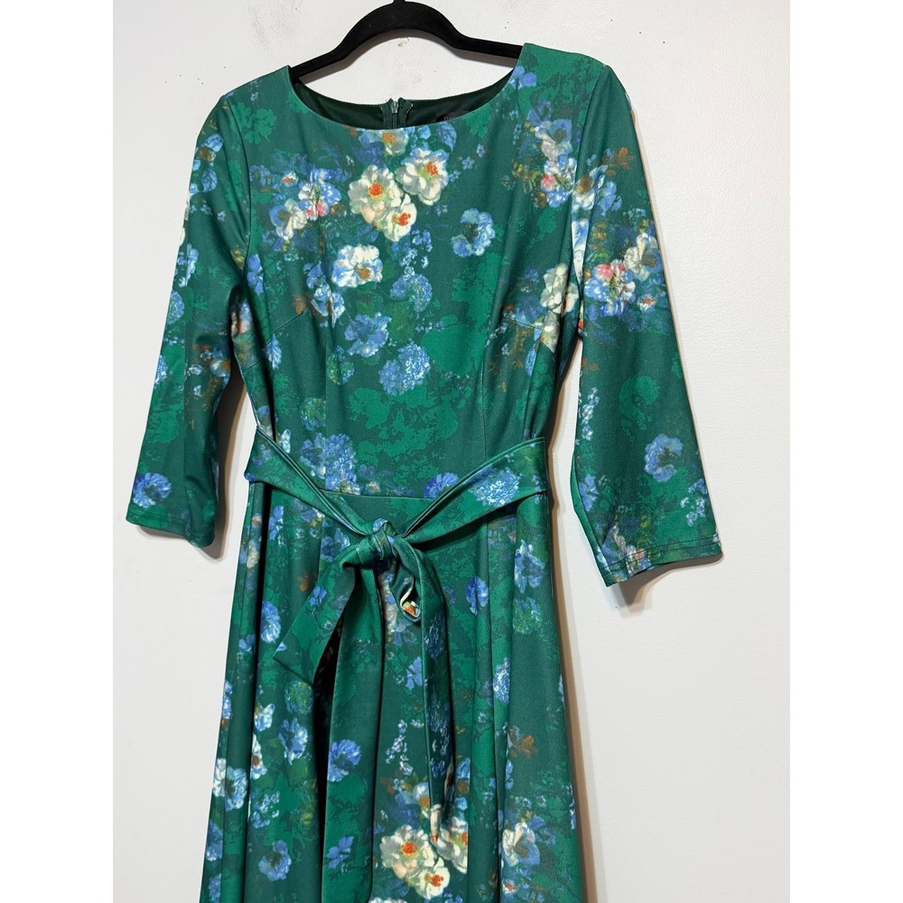Dress Tells Cottagecore Floral A Line Midi Dress Womens Size Large Retro Garden - Picture 6 of 9